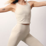 Top Curto Dalia Creme
