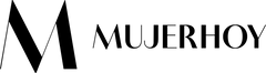 Logotipo de revista de tendencias MujerHoy avalando la ropa de pilates libre de tóxicos de Deva.